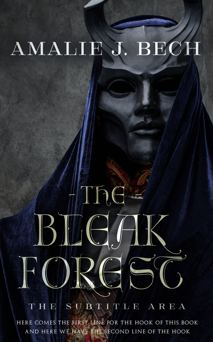 2D view of Premade Fantasy Book Cover - Shark