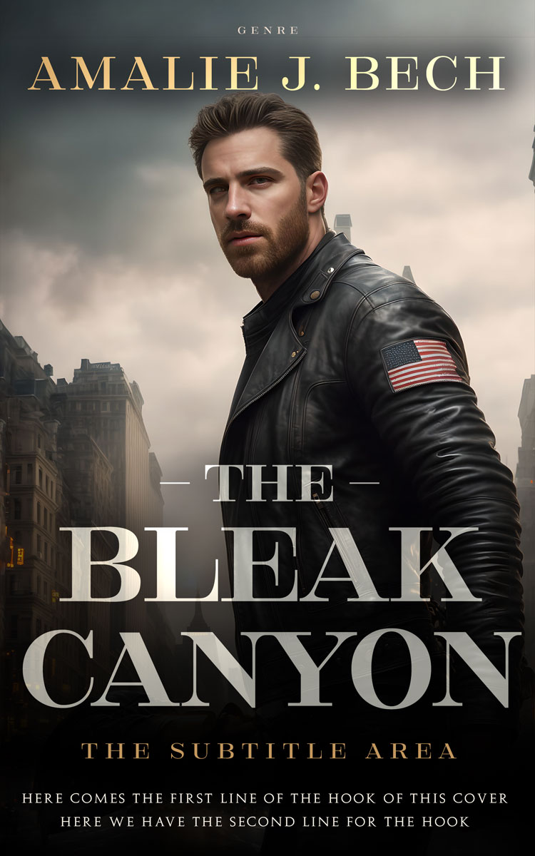 2D view of Soft Amber #27873 - Premade Mystery & Thriller & Suspense Book Cover