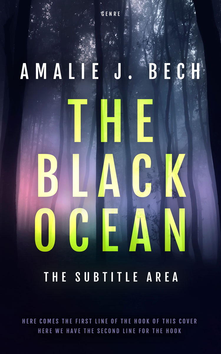 2D view of Premade Paranormal & Urban Book Cover - Mirage