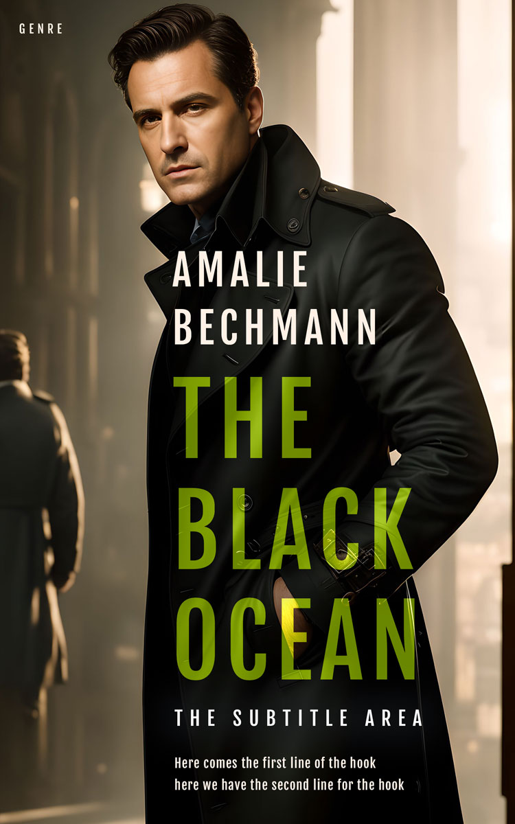 2D view of Premade Mystery & Thriller & Suspense Book Cover - Bone