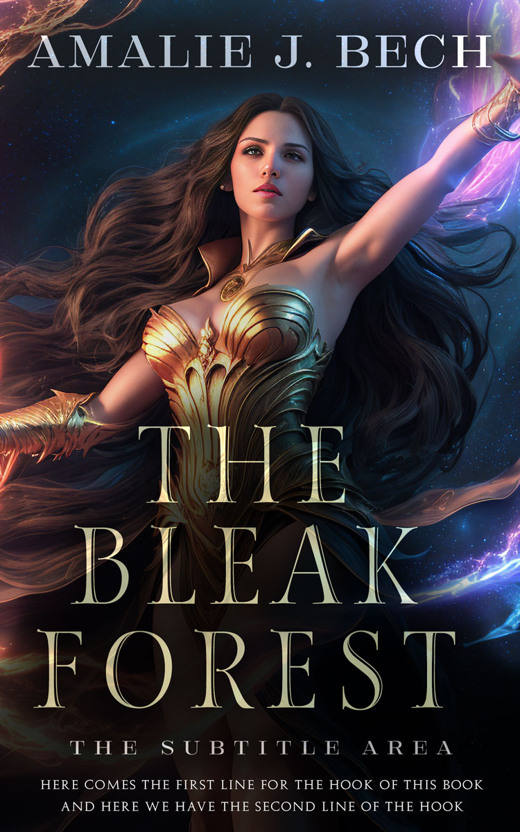 2D view of Shark #27931 - Premade Fantasy Book Cover