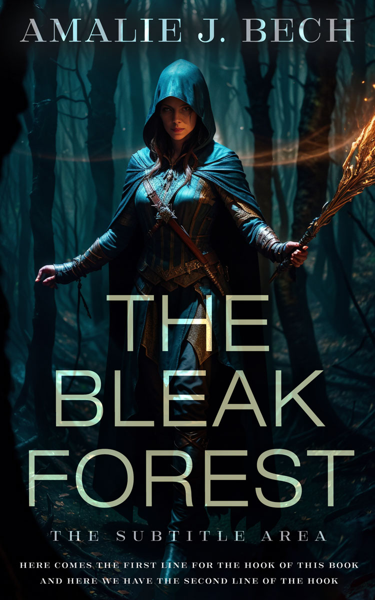 2D view of Aztec #27933 - Premade Fantasy Book Cover