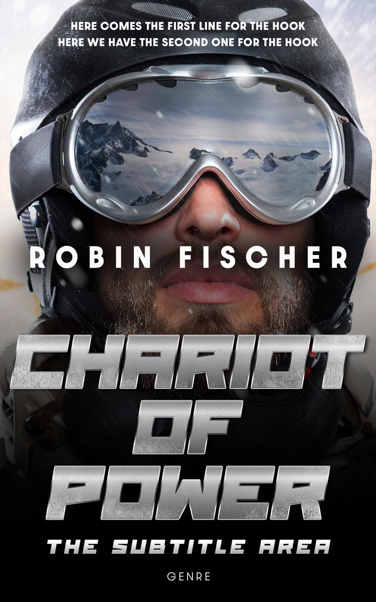 2D view of Premade Sports & Fitness Book Cover - Pale Slate