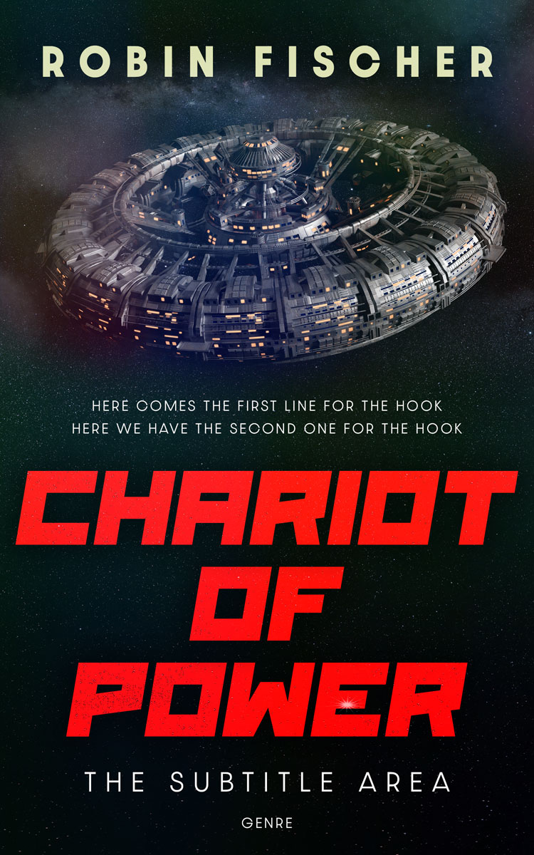 2D view of Bunker #27979 - Premade Science Fiction Book Cover