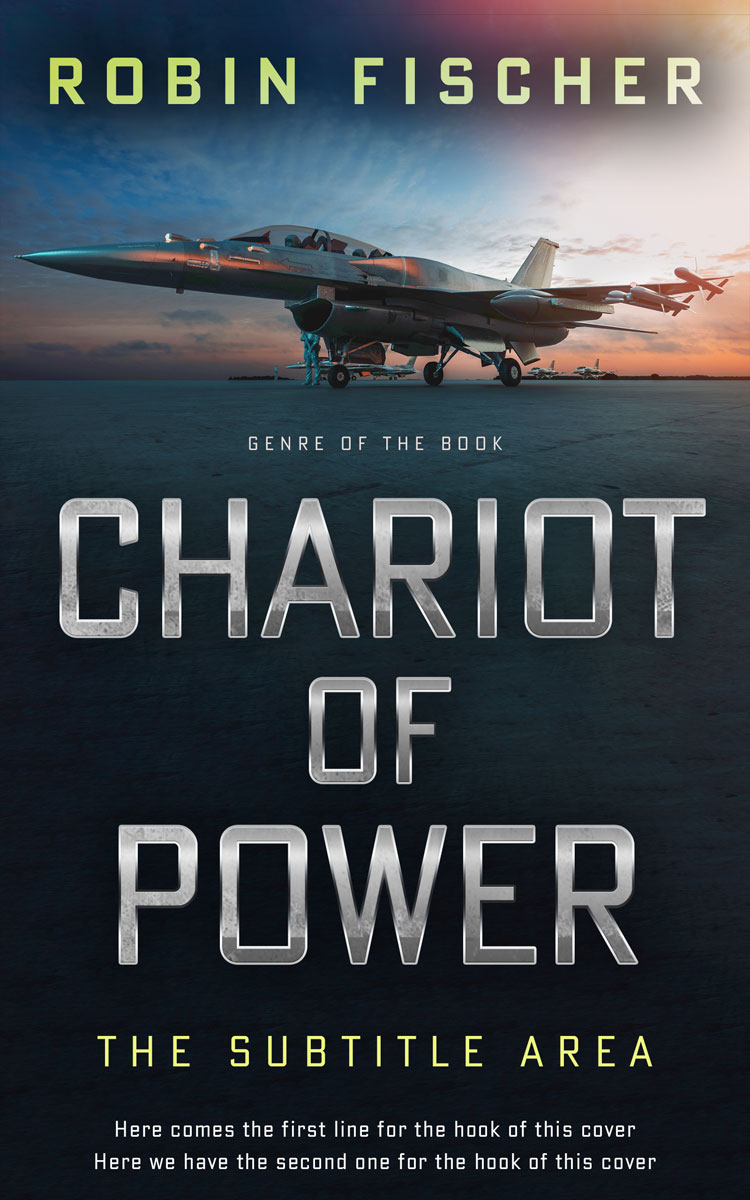 2D view of Mirage #27991 - Premade Action & Adventure Book Cover