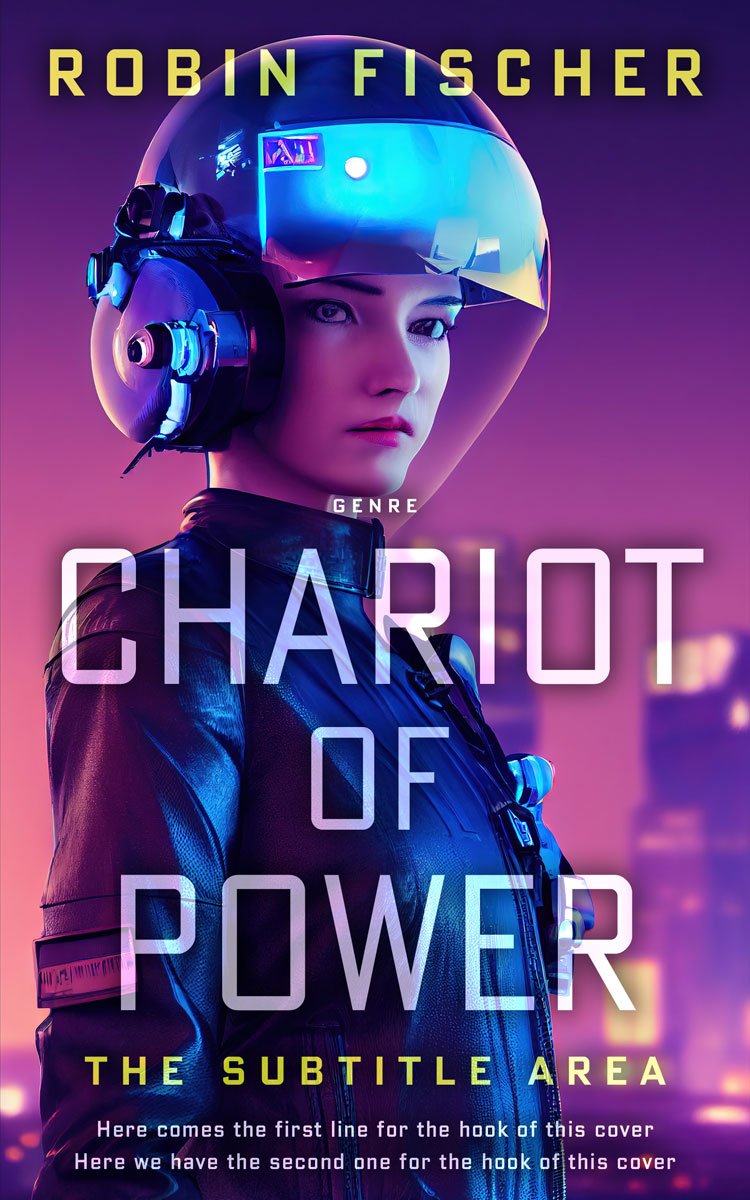 2D view of Meteorite #27997 - Premade Science Fiction Book Cover