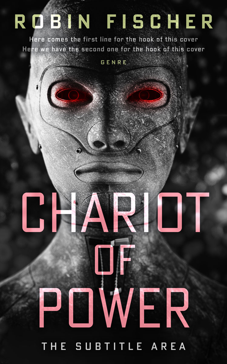 2D view of Cod Gray #28003 - Premade Horror Book Cover