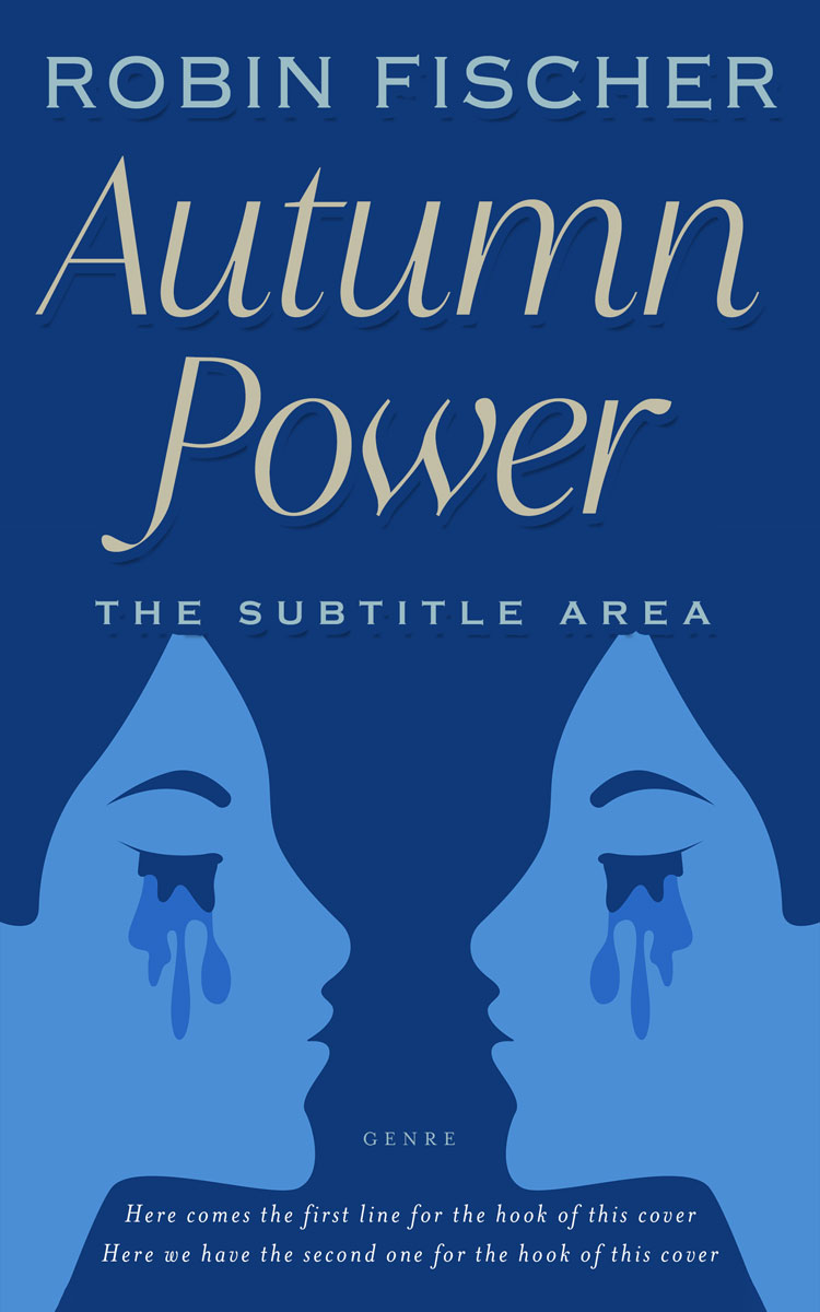 2D view of Chathams Blue #28022 - Premade Health & Mind & Body Book Cover