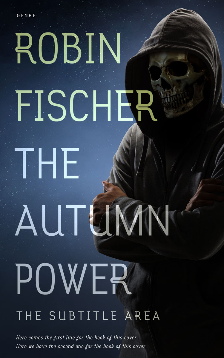 2D view of Bunker #28054 - Premade Horror Book Cover