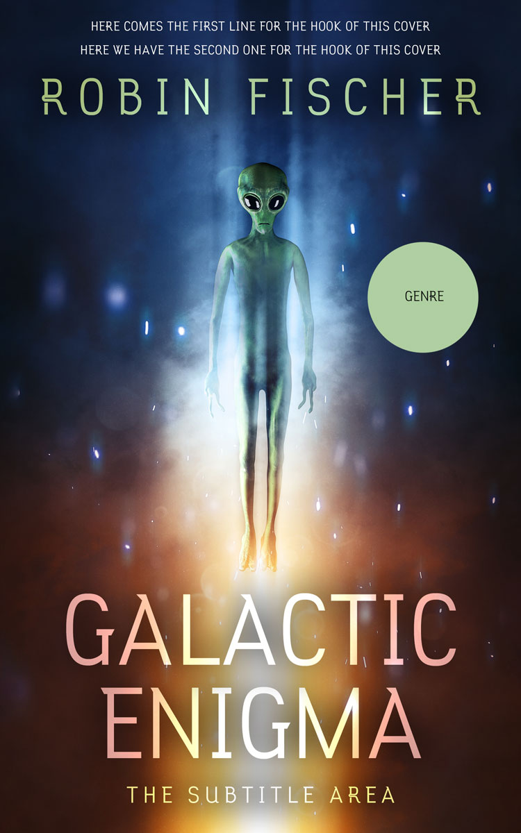 2D view of Premade Science Fiction Book Cover - Rodeo Dust