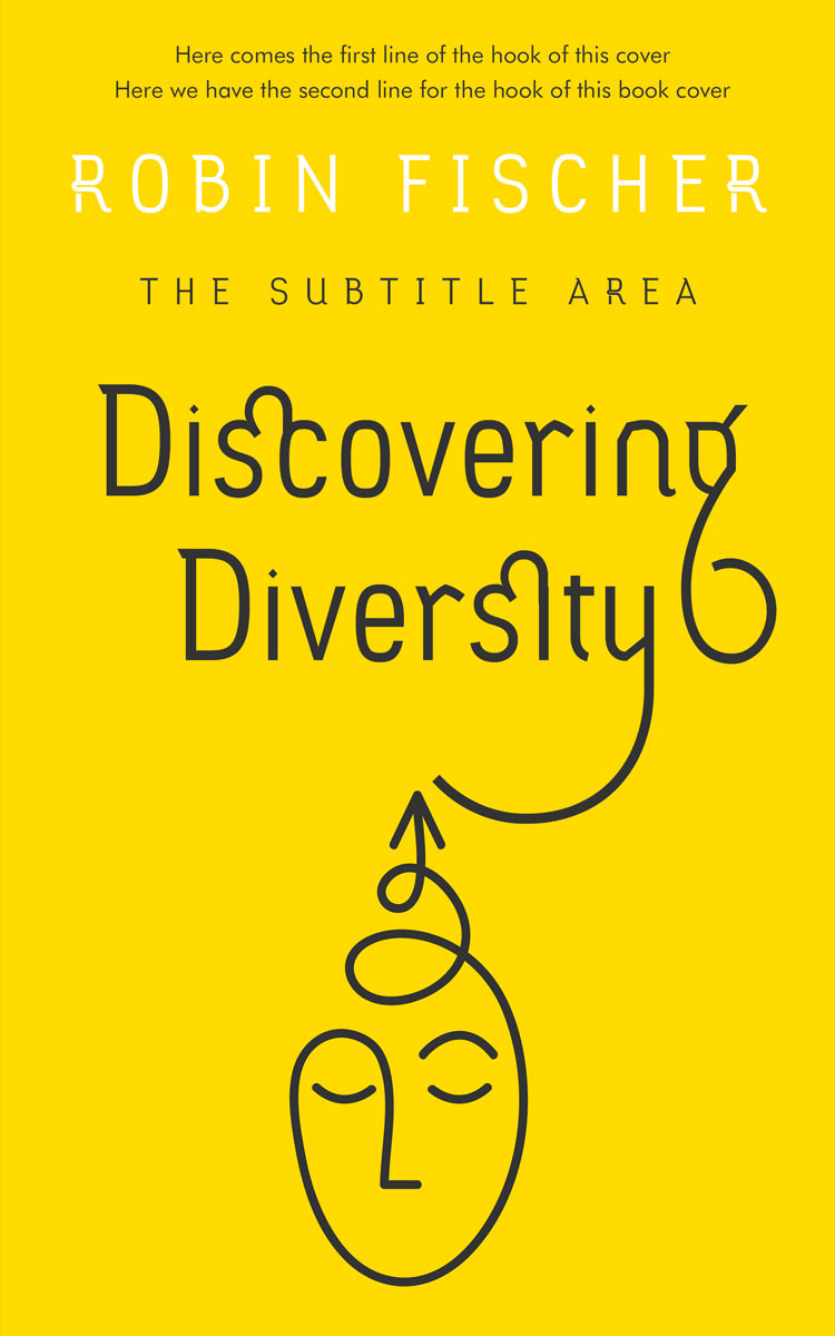 2D view of Premade Self-Improvement & Self-Help Book Cover - School Bus Yellow