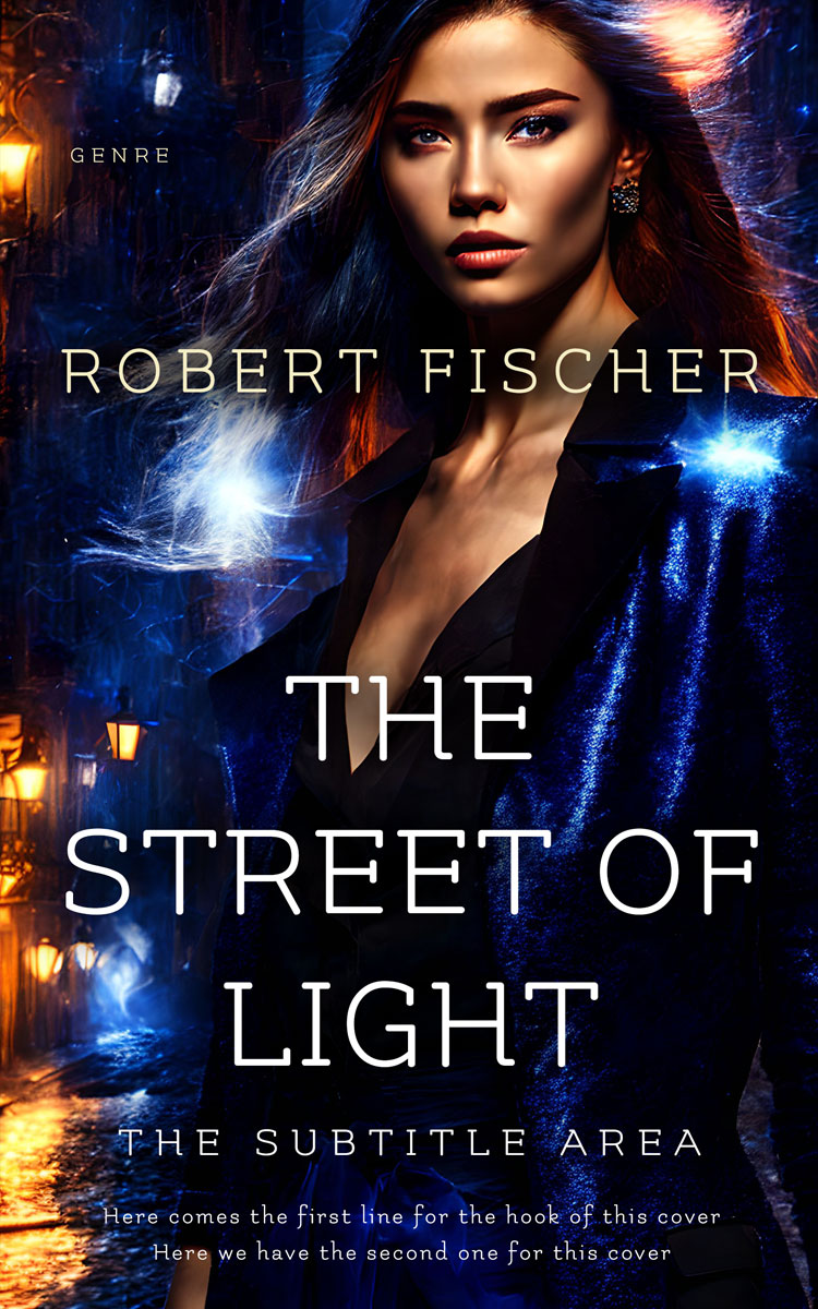 2D view of Antique Brass #28125 - Premade Fantasy Book Cover