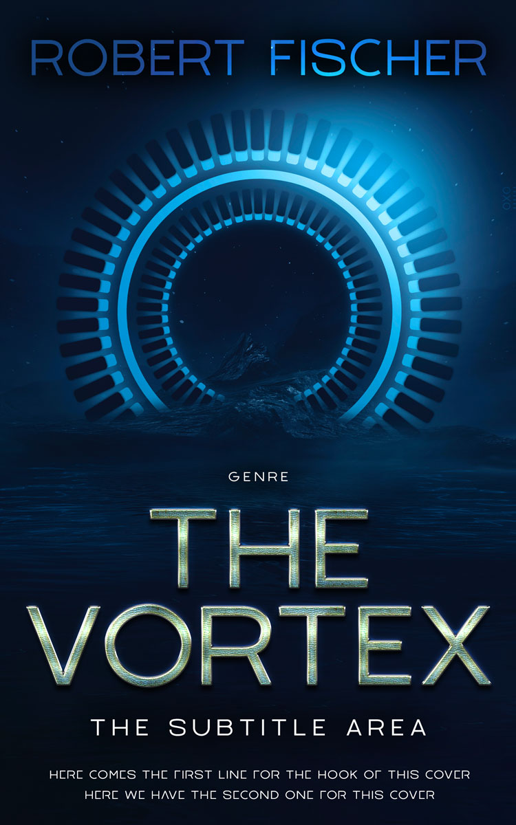 2D view of Black Pearl #28128 - Premade Science Fiction Book Cover