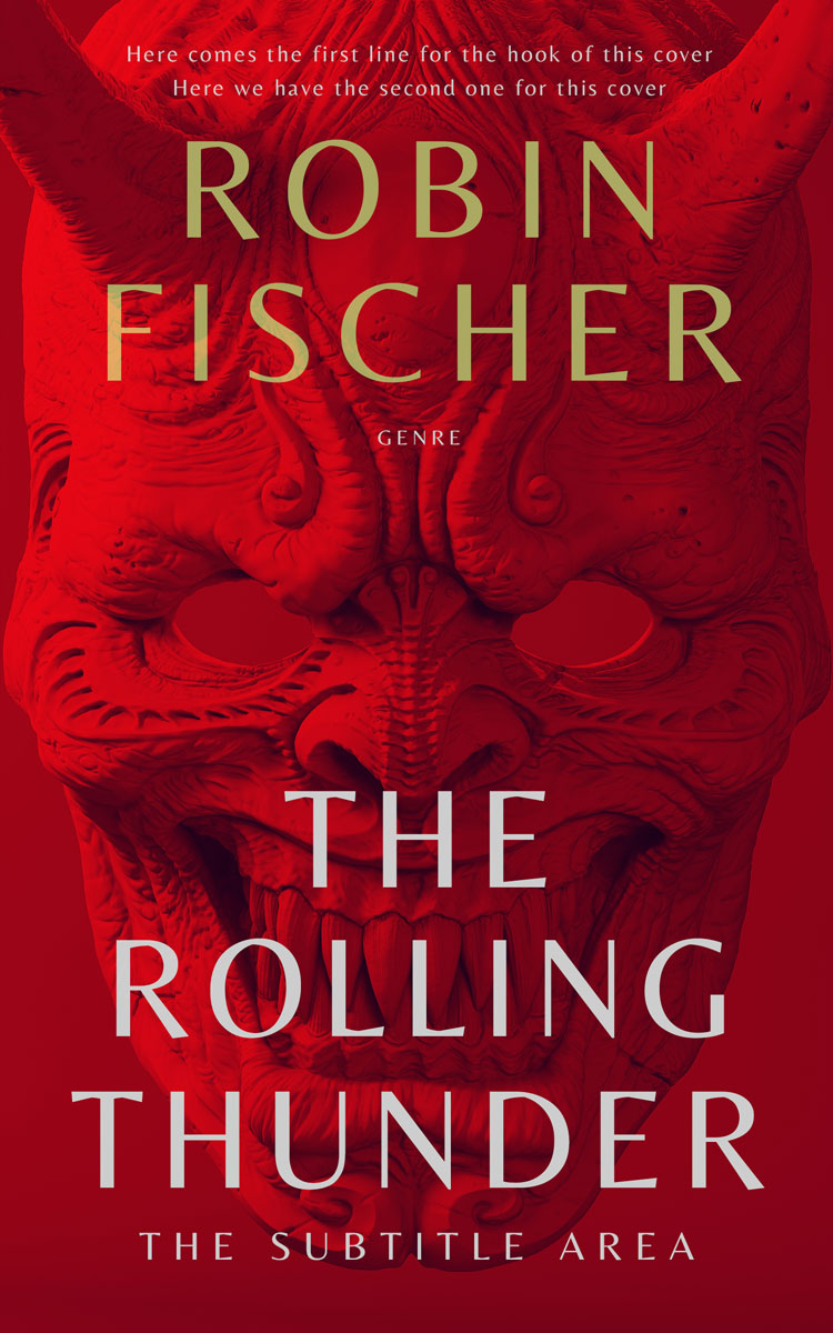 2D view of Monarch #28153 - Premade Fantasy Book Cover