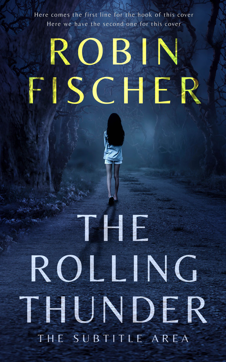 2D view of Premade Mystery & Thriller & Suspense Book Cover - Big Stone