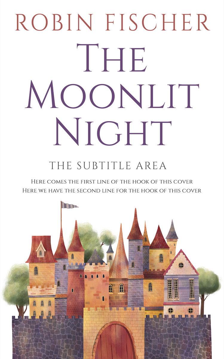 2D view of Premade Children's Book Cover - Toast