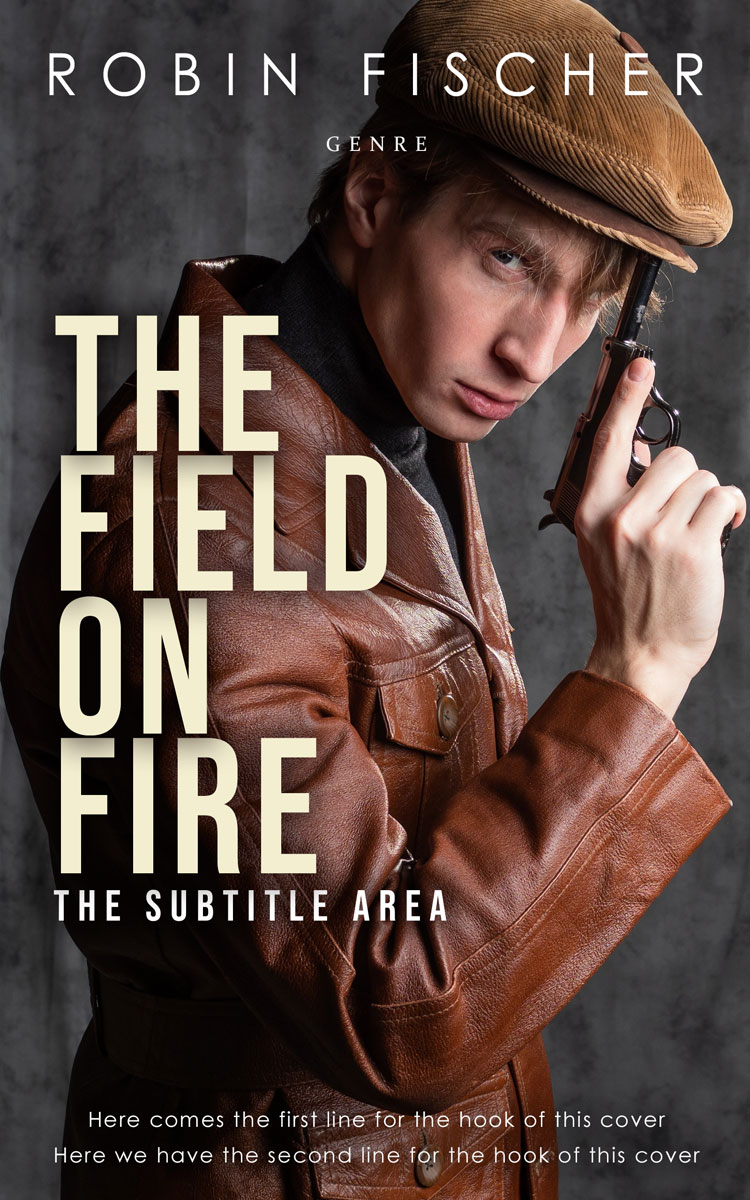 2D view of Cocoa Brown #28189 - Premade Historical Book Cover