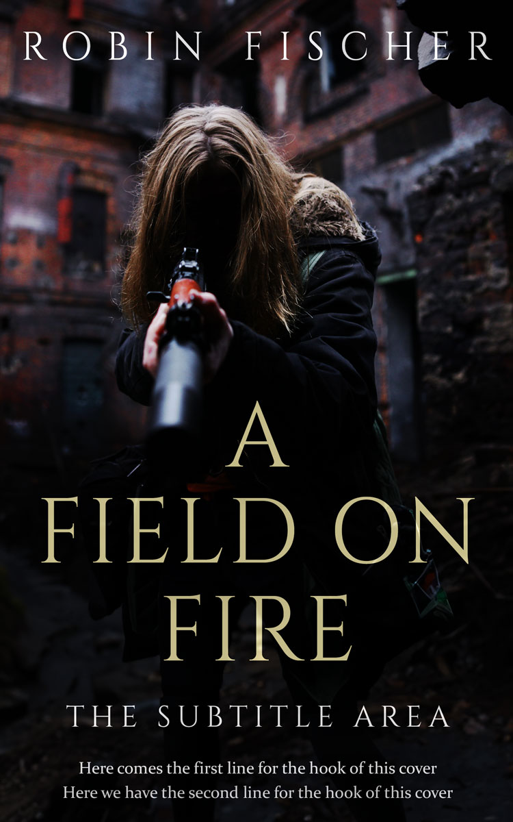 2D view of Cod Gray #28193 - Premade Apocalyptica Book Cover