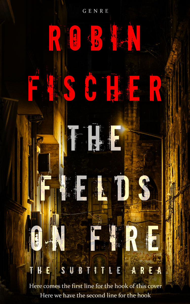 2D view of Raw Sienna #28211 - Premade Horror Book Cover