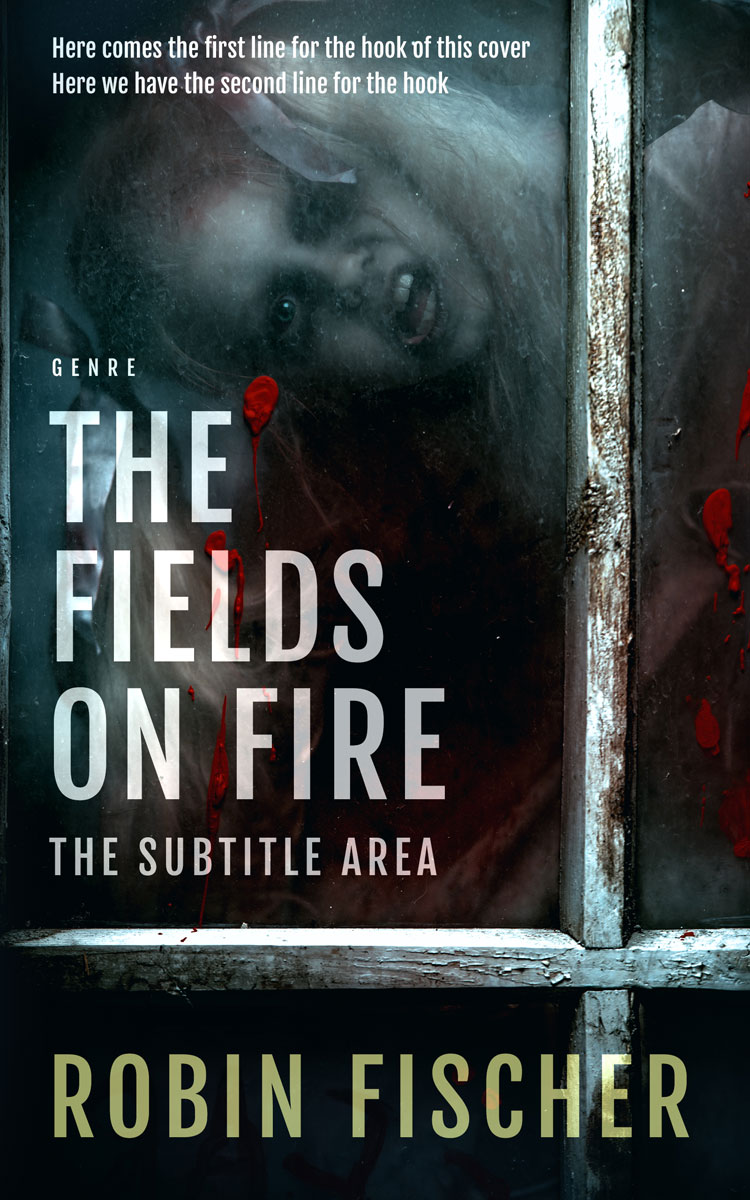 2D view of Premade Apocalyptica Book Cover - Shark