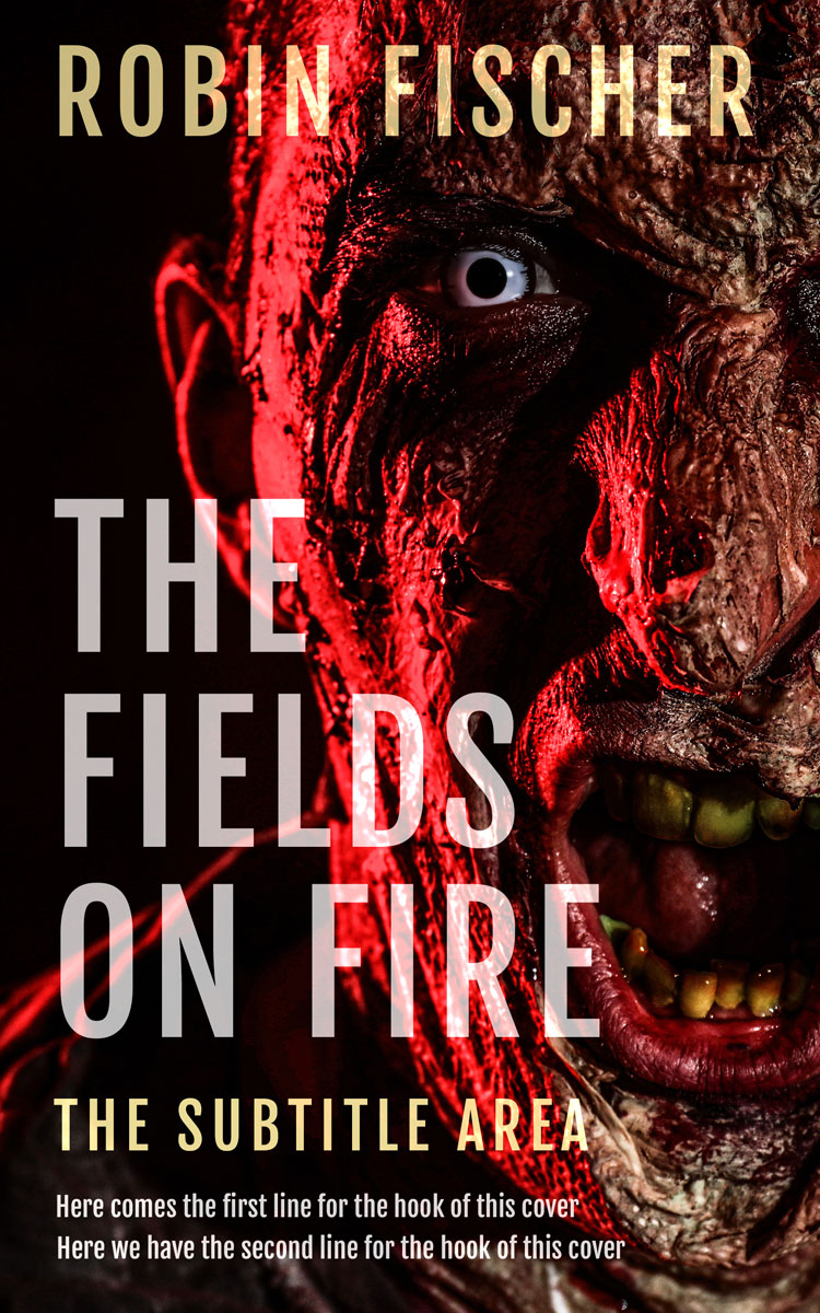 2D view of Coffee Bean #28222 - Premade Apocalyptica Book Cover