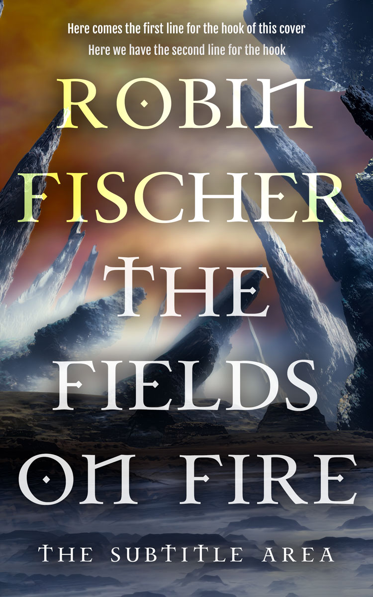 2D view of Ship Gray #28238 - Premade Fantasy Book Cover