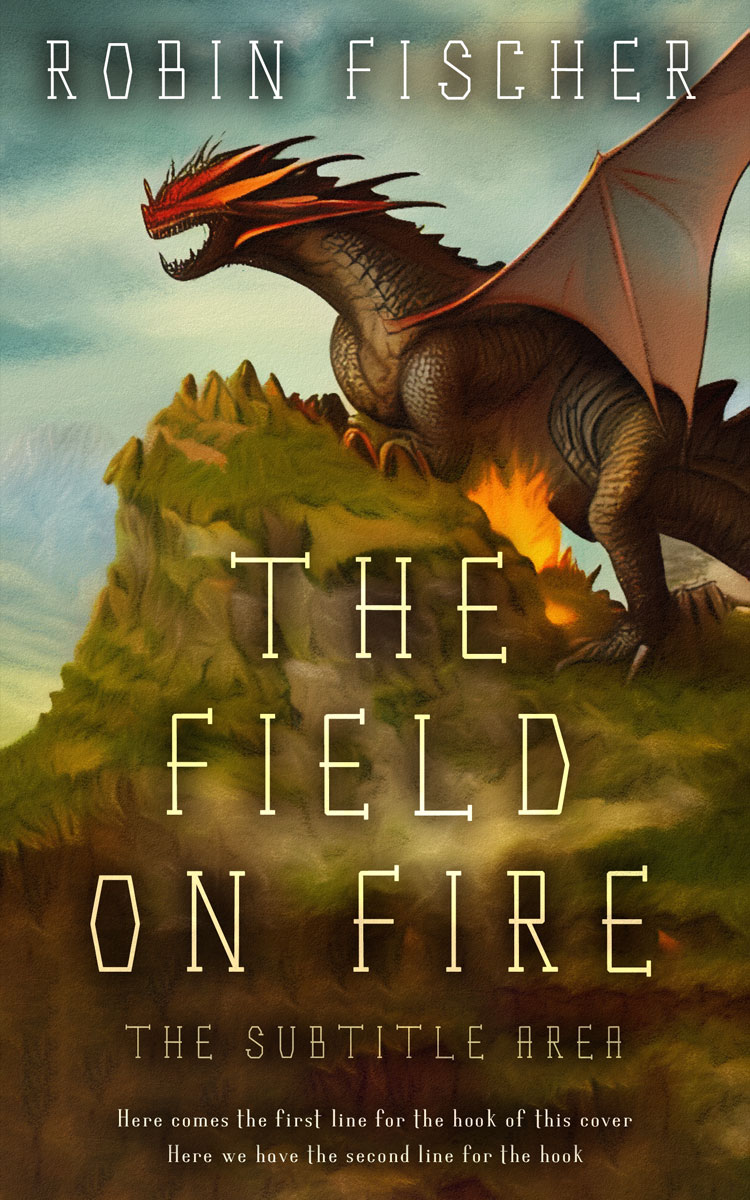 2D view of Metallic Bronze #28254 - Premade Fantasy Book Cover