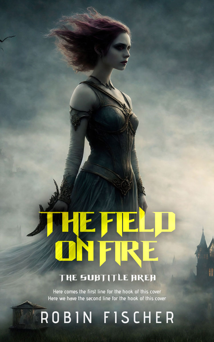 2D view of Cape Cod #28305 - Premade Horror Book Cover