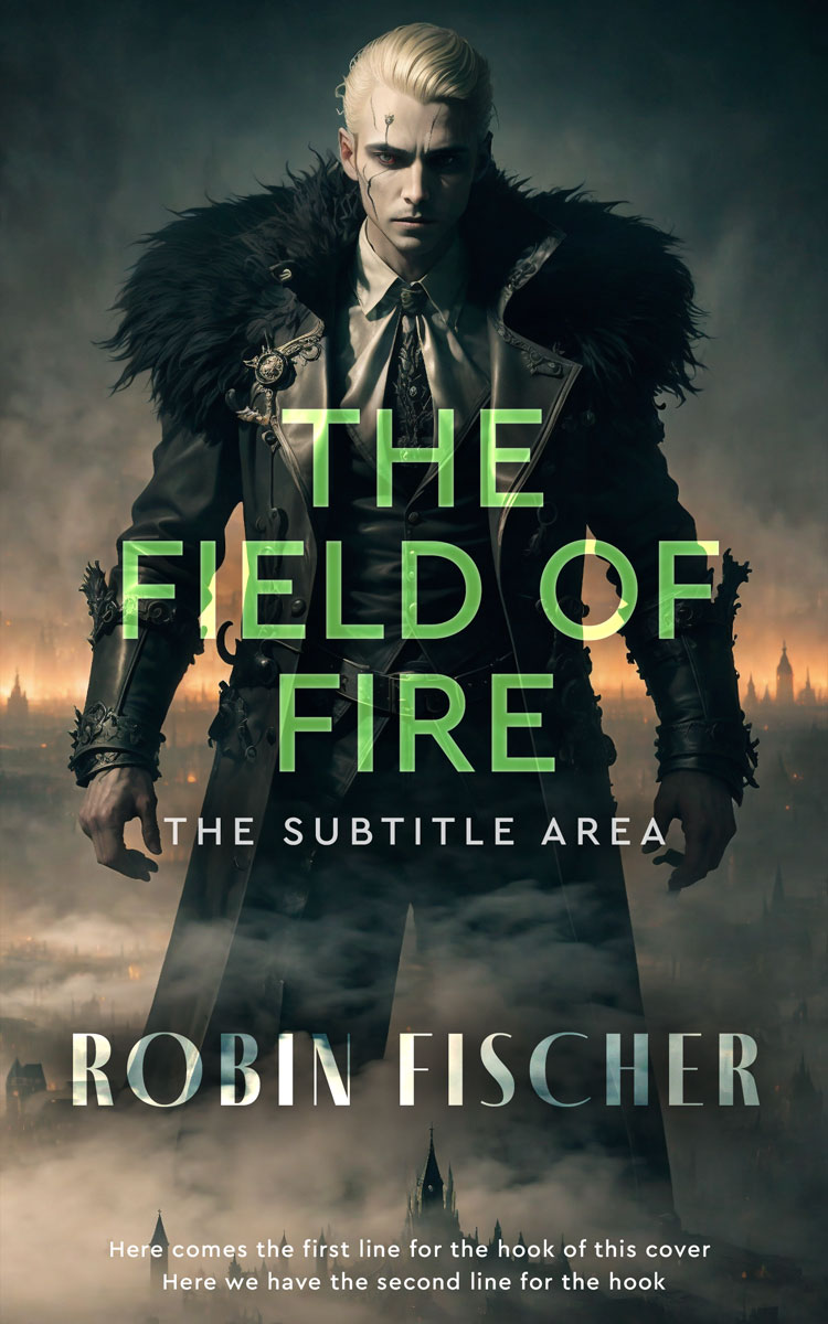 2D view of Outer Space #28319 - Premade Horror Book Cover