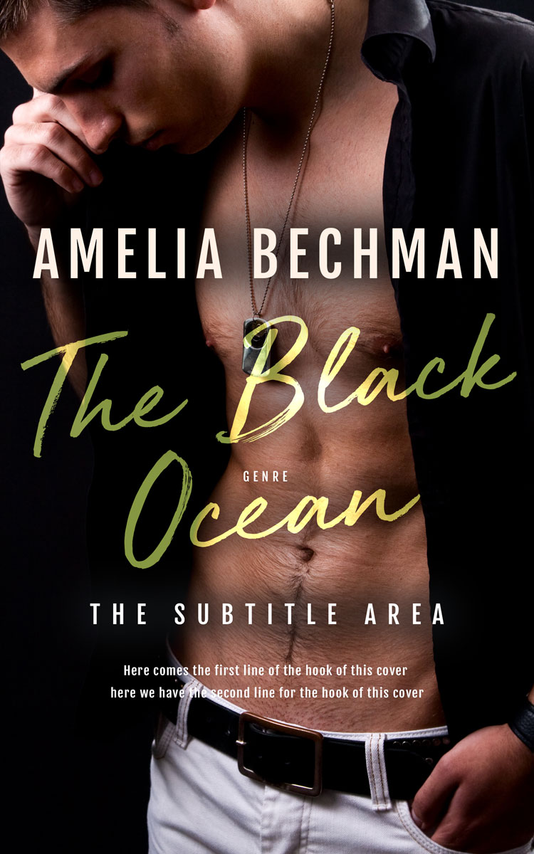 2D view of Premade Erotica Book Cover - Quicksand