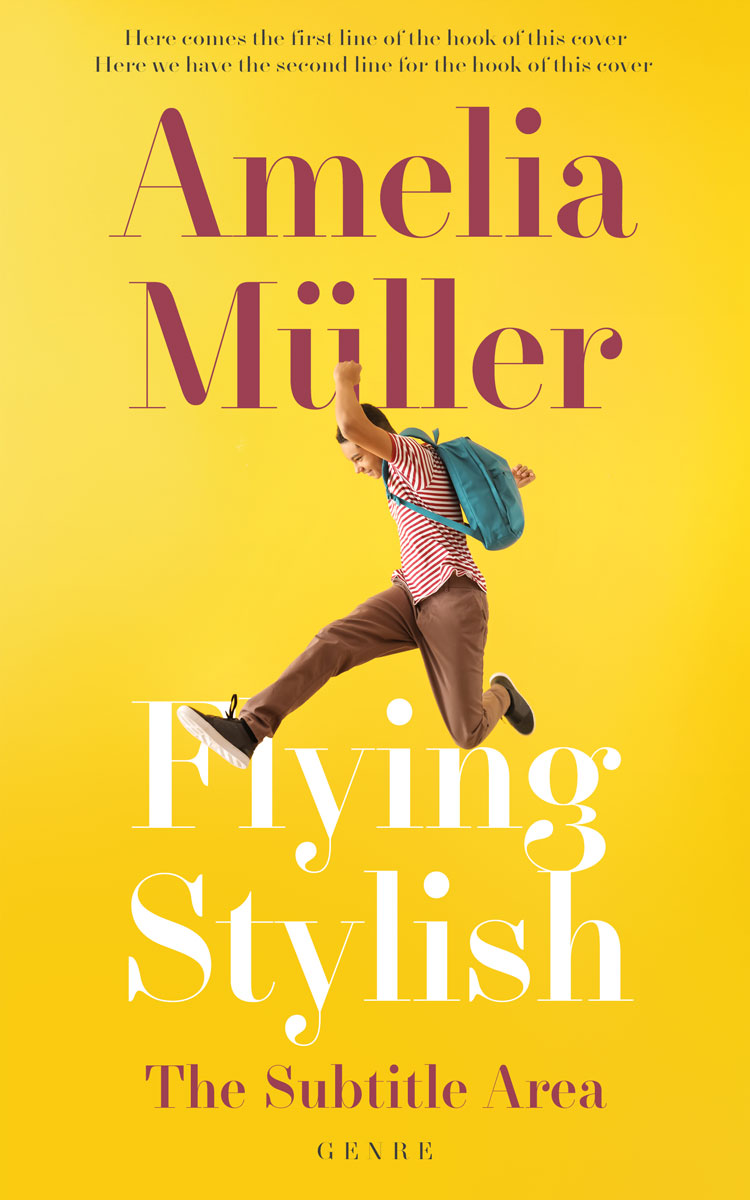 2D view of Premade Teen & Young Adult Book Cover - Sunglow