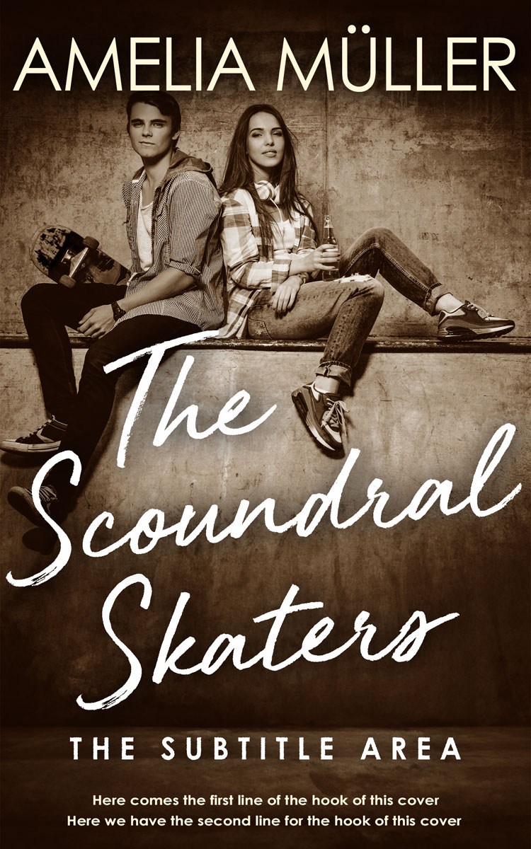 2D view of Coffee Bean #28370 - Premade Romance Book Cover