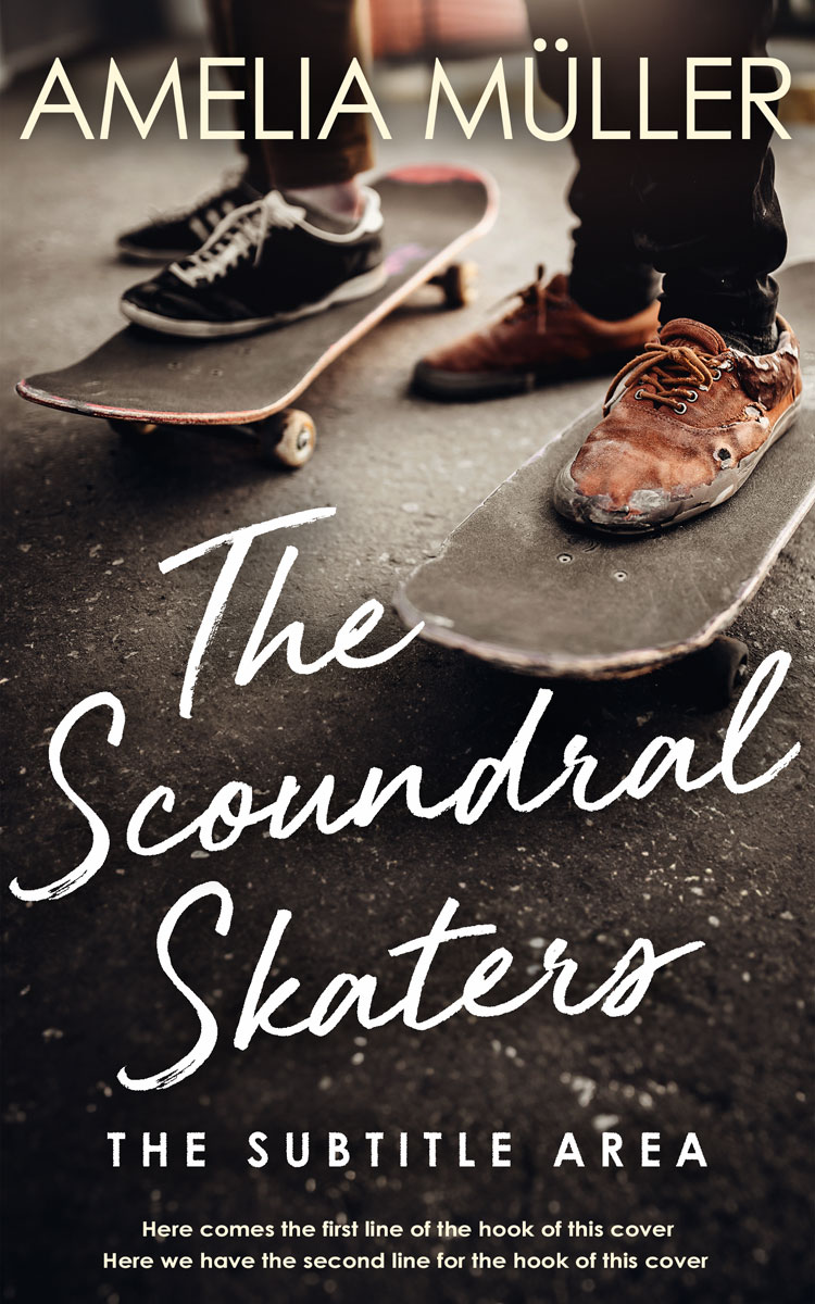 2D view of Cocoa Brown #28372 - Premade Teen & Young Adult Book Cover