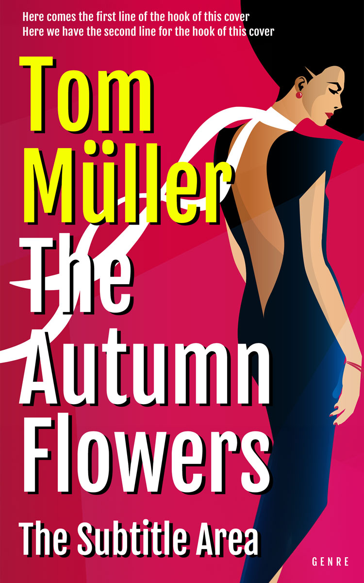 2D view of Black Pearl #28375 - Premade Abstract Book Cover