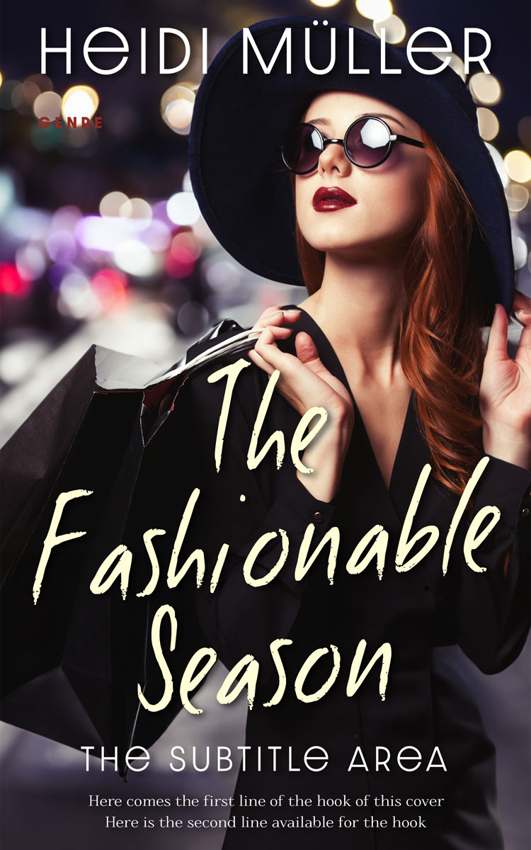 2D view of Clam Shell #28401 - Premade Abstract Book Cover