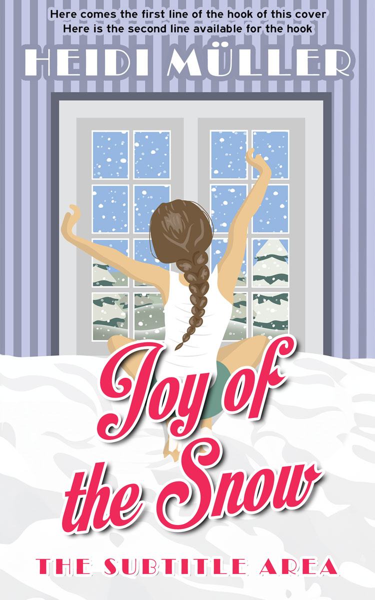 2D view of Premade Chick Lit Book Cover - Ghost