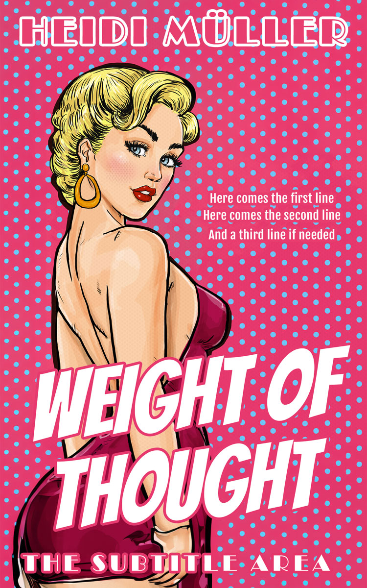 2D view of Cerise Red #28435 - Premade Erotica Book Cover