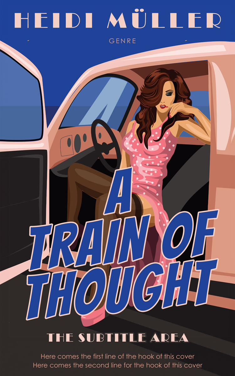 2D view of Thunder #28441 - Premade Chick Lit Book Cover