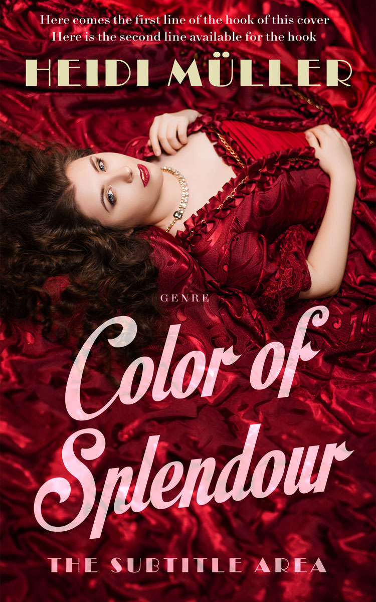 2D view of Premade Historical Book Cover - Bulgarian Rose