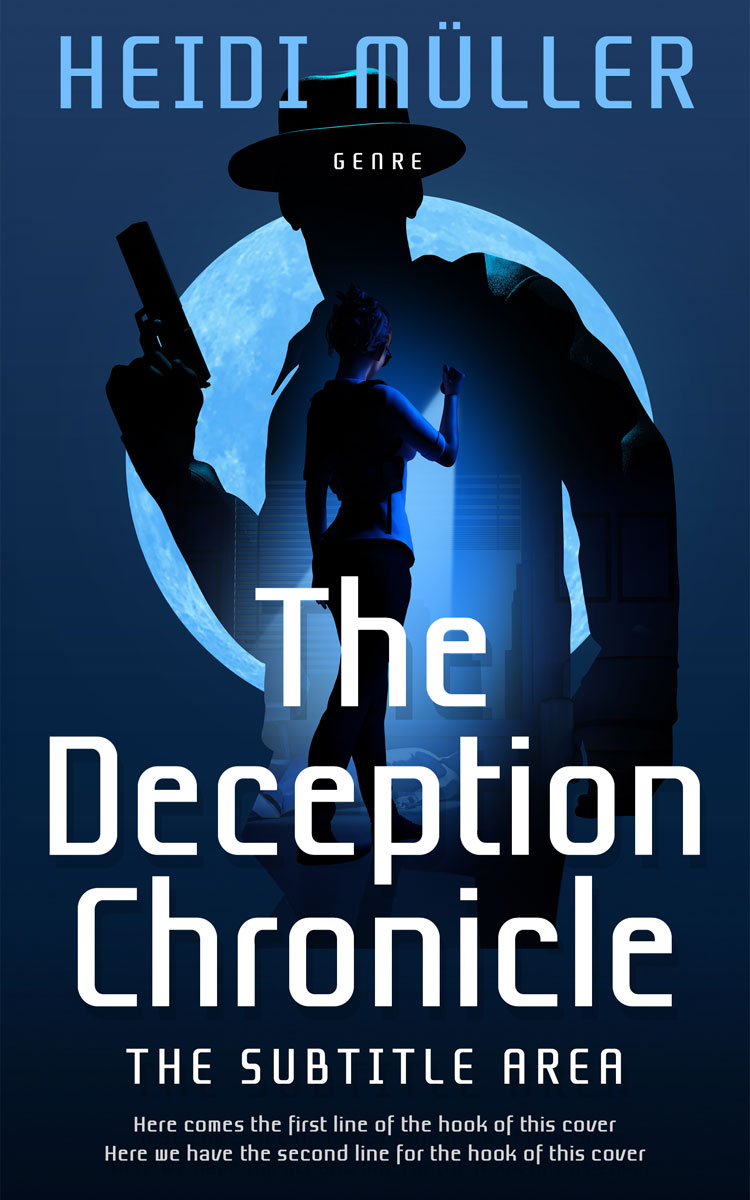 2D view of Blue Zodiac #28448 - Premade Mystery & Thriller & Suspense Book Cover