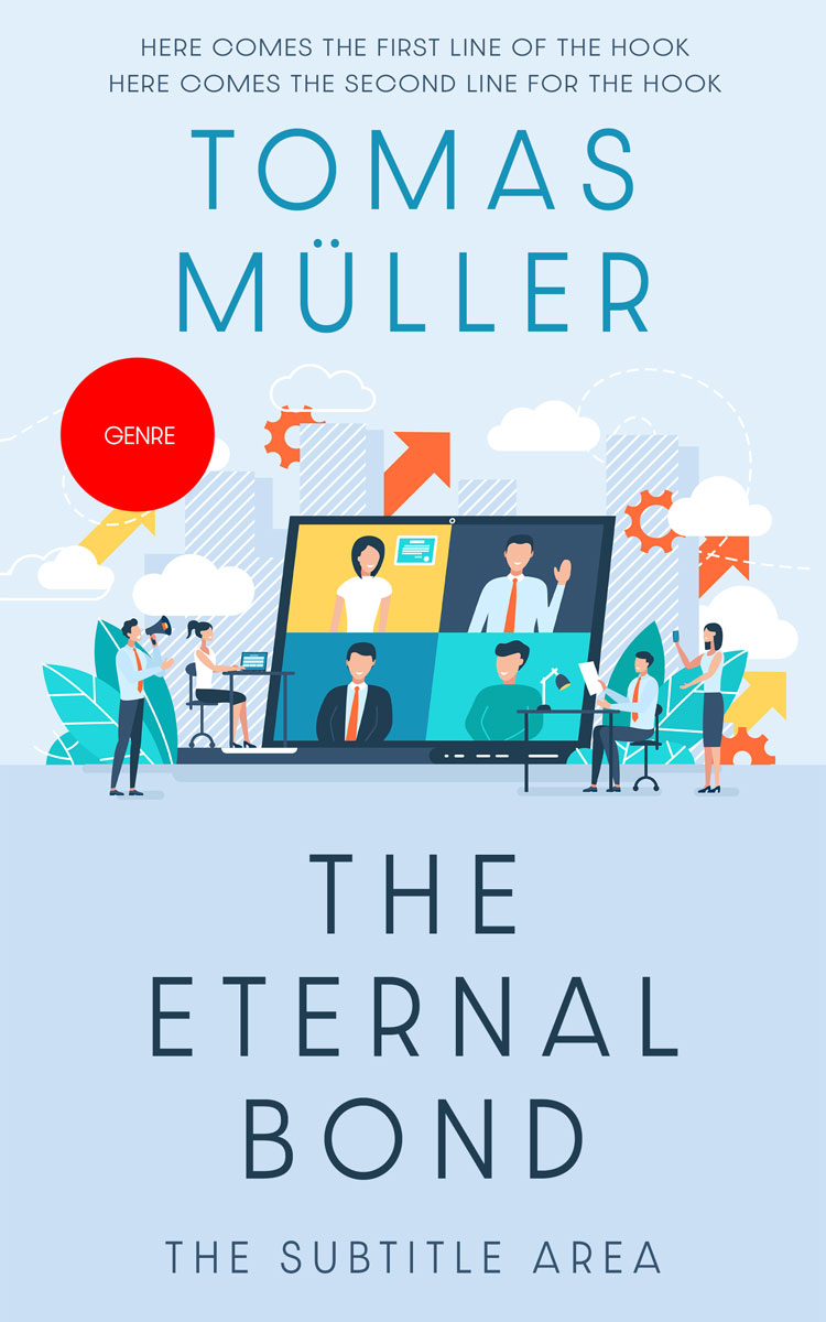 2D view of Link Water #28481 - Premade Business Book Cover