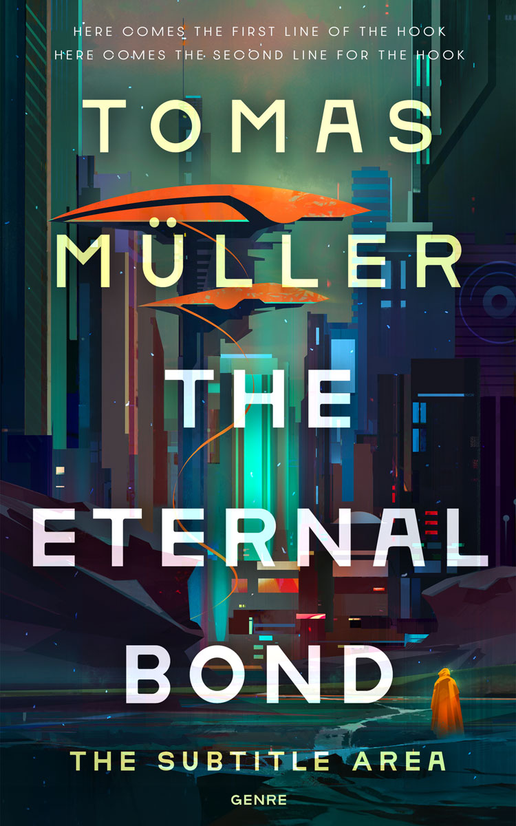 2D view of Mirage #28497 - Premade Science Fiction Book Cover | BookCoverZone