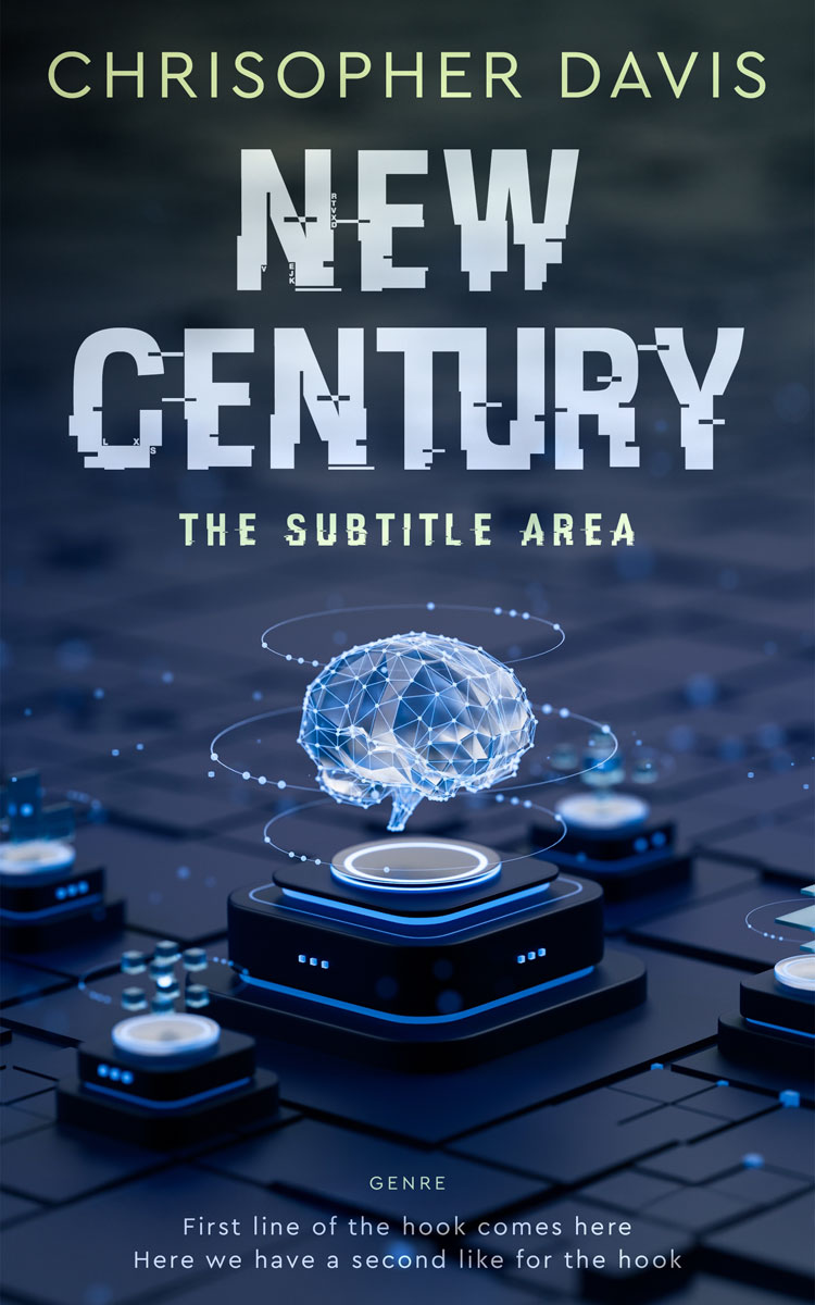 2D view of Premade Business Book Cover - Cloud Burst