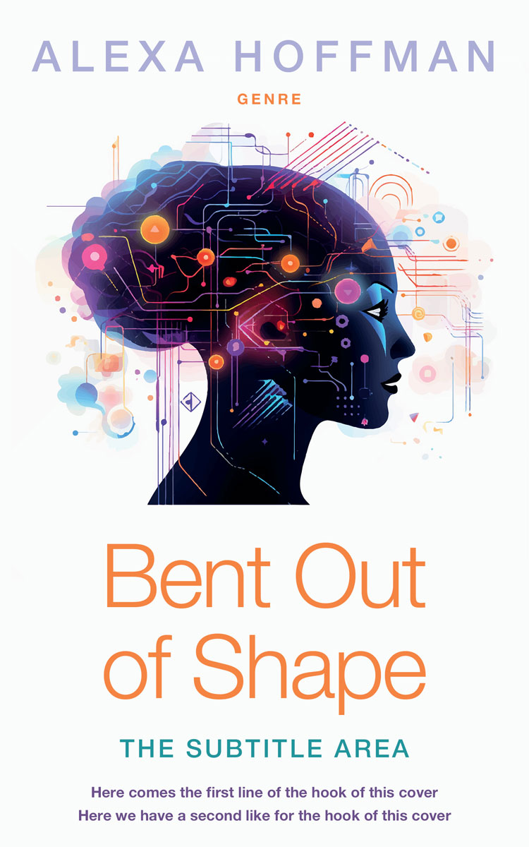 2D view of Ebony Clay #28540 - Premade Business Book Cover