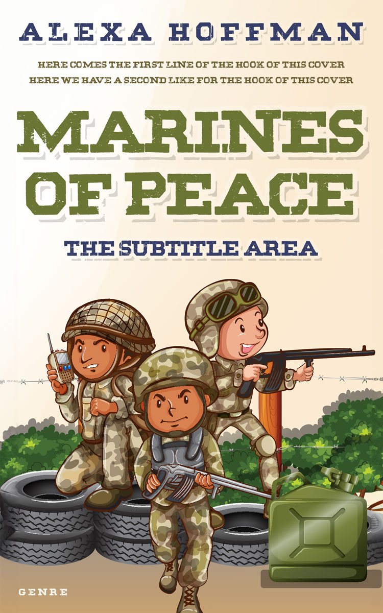 2D view of Kelp #28547 - Premade Action & Adventure Book Cover