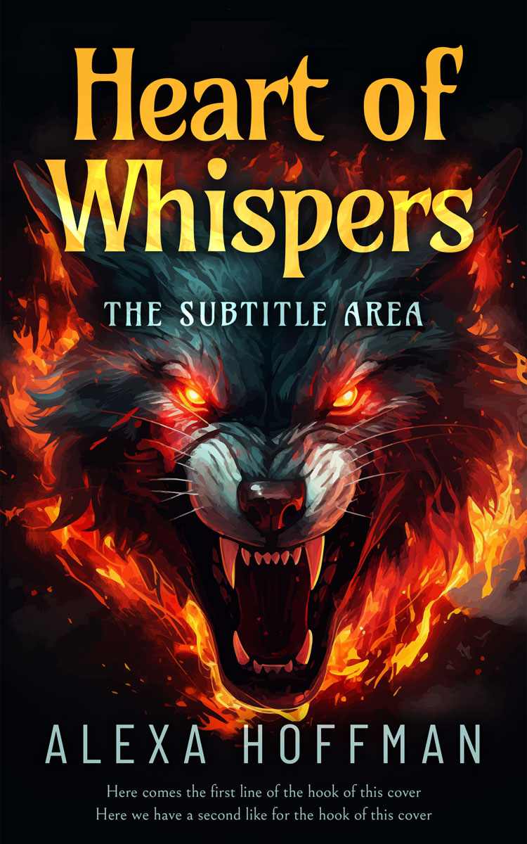 2D view of Raw Sienna #28557 - Premade Fantasy Book Cover