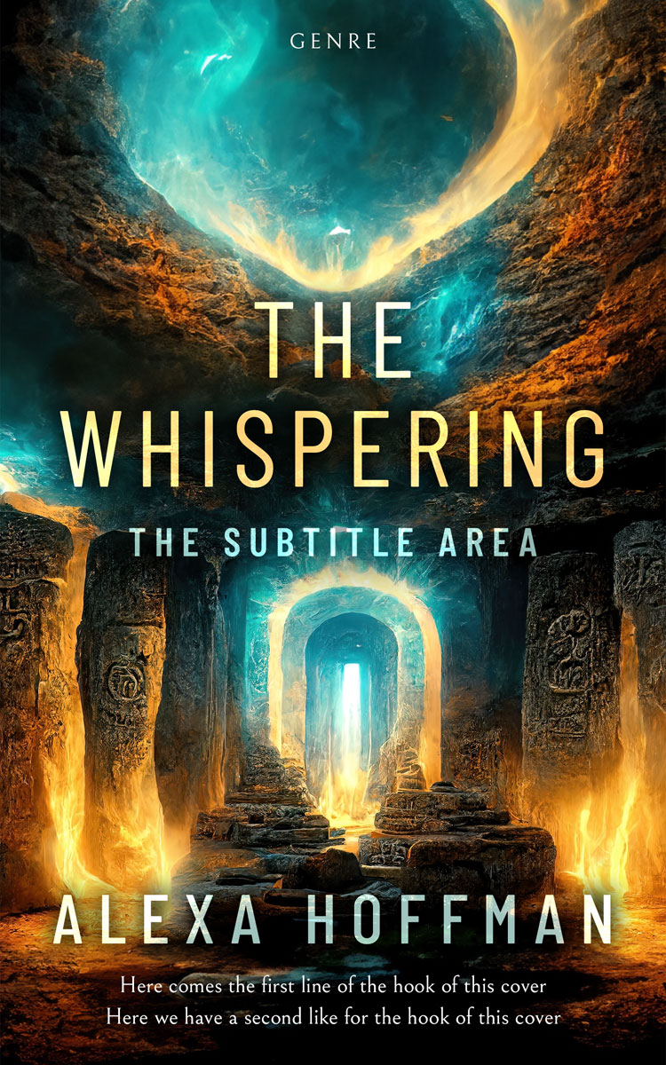 2D view of Premade Fantasy Book Cover - Tacha