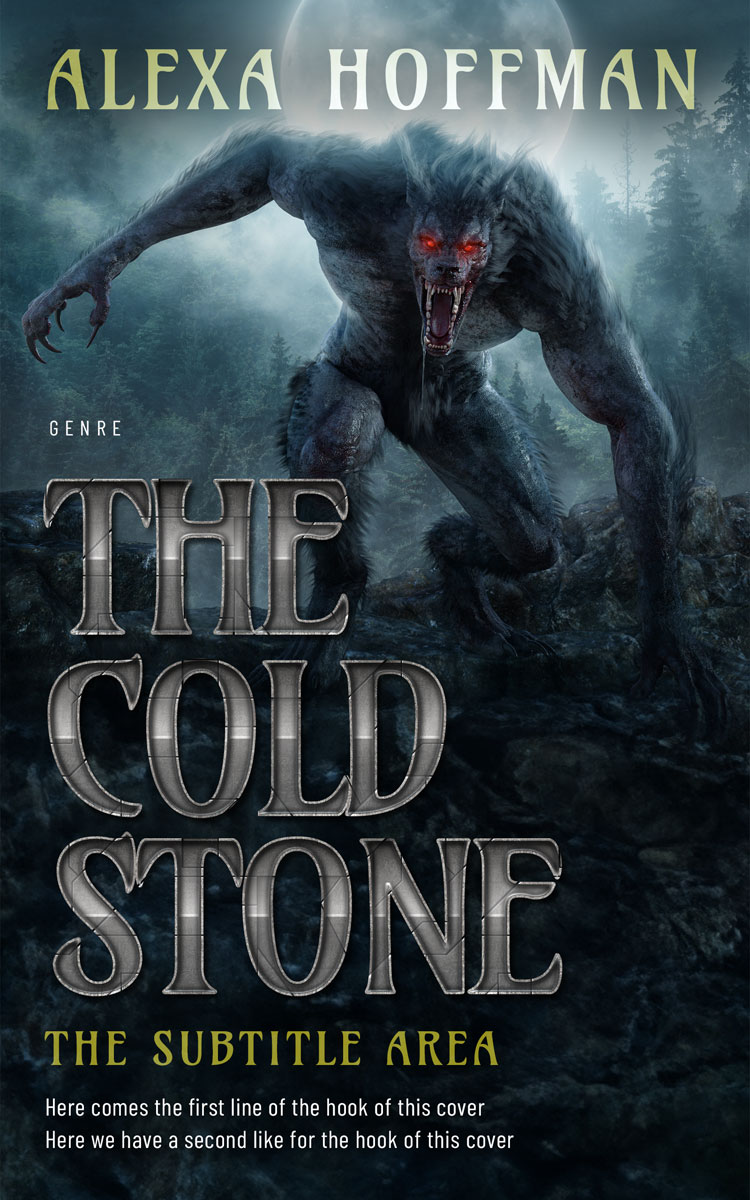 2D view of Mirage #28584 - Premade Horror Book Cover