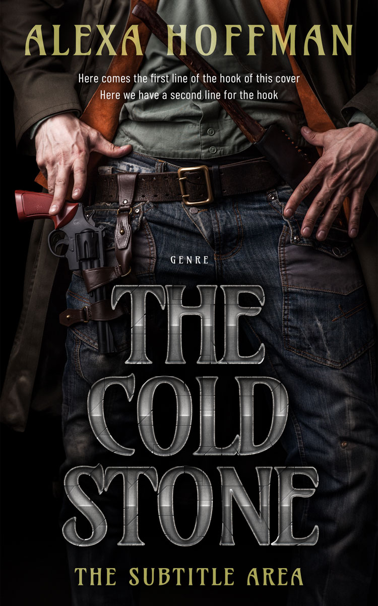 2D view of Cod Gray #28588 - Premade Action & Adventure Book Cover