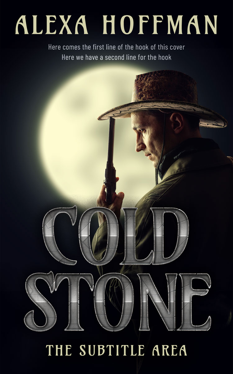 2D view of Green Mist #28591 - Premade Western Book Cover